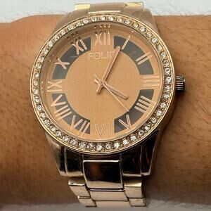 Rose Gold Folio Watch